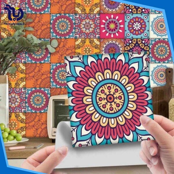 12 PCS Home Decor Tile Stickers Self Adhesive