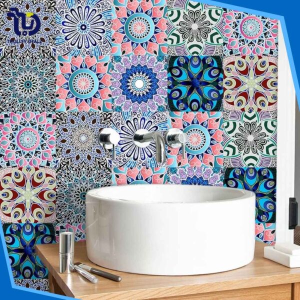 12 PCS Home Decor Tile Stickers Self Adhesive - Image 6