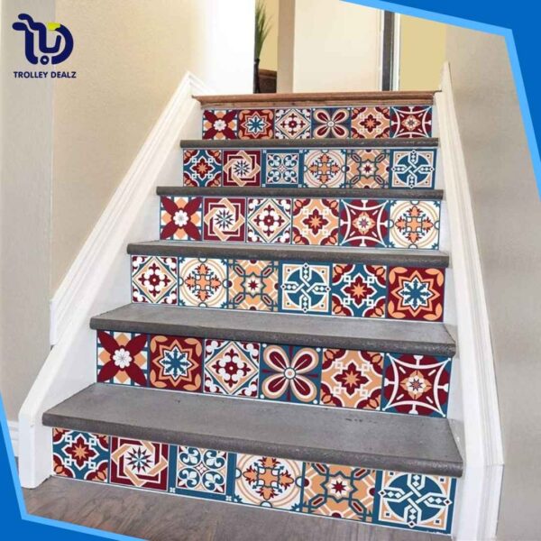 12 PCS Home Decor Tile Stickers Self Adhesive - Image 2