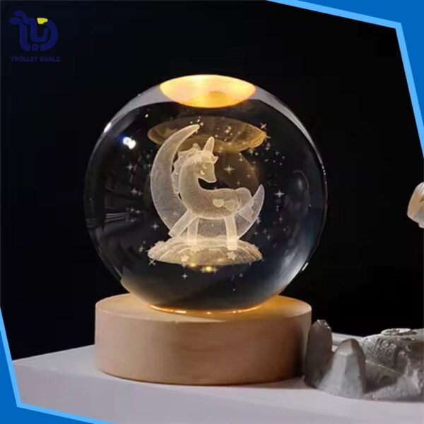 3D Crystal Ball LED Night Light - Image 5