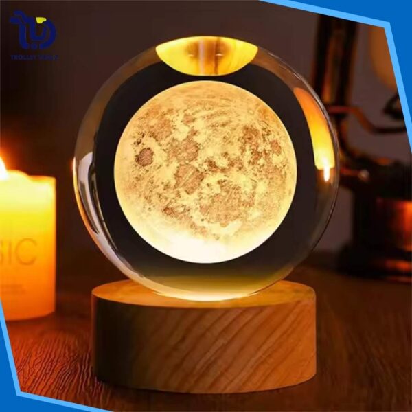 3D Crystal Ball LED Night Light - Image 4