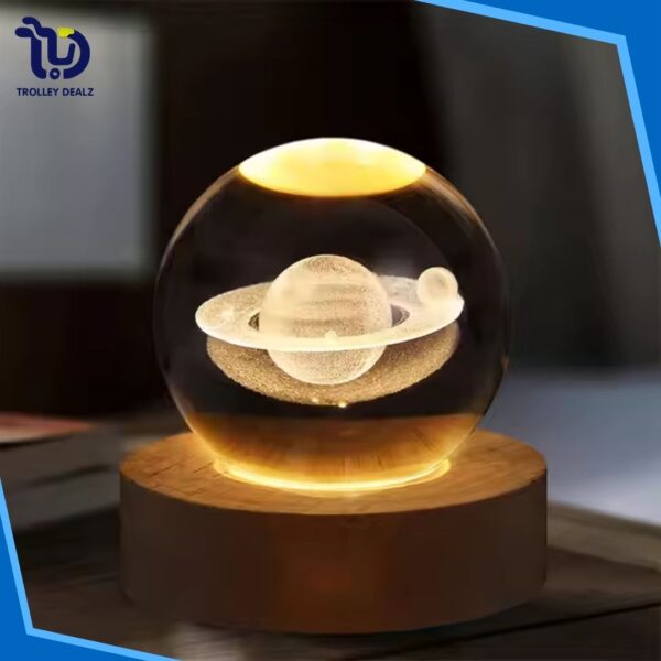 3D Crystal Ball LED Night Light - Image 3