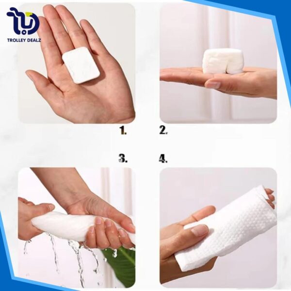 7Pc Disposable Compressed Face Towel - Image 8