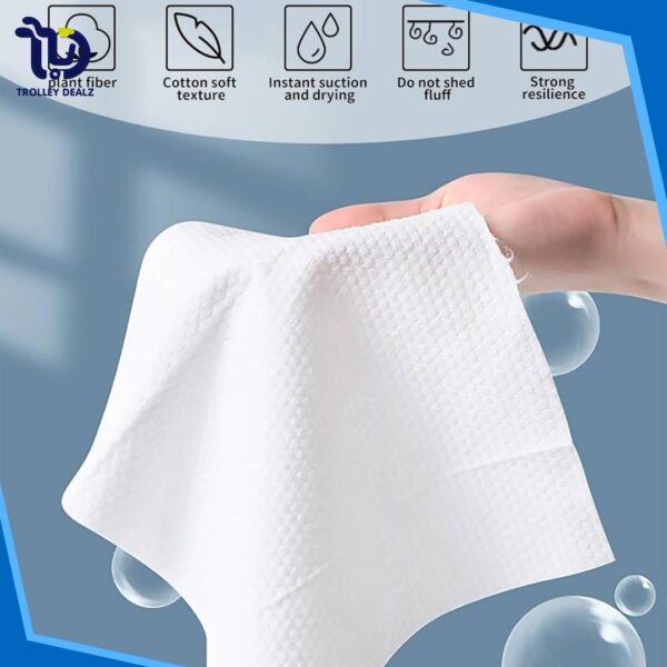7Pc Disposable Compressed Face Towel