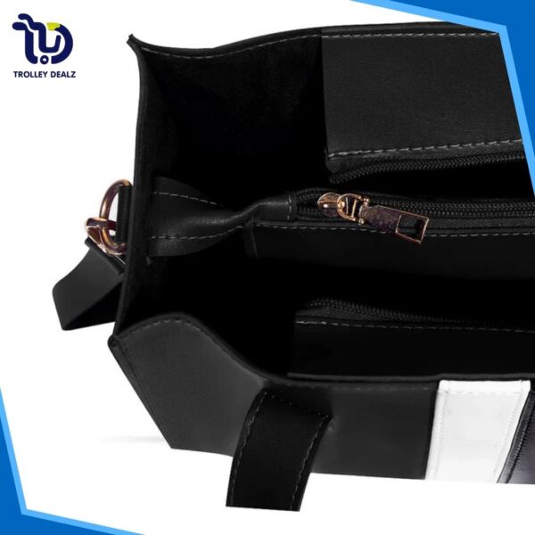 Blend 3 Pcs Random Color Tote Bag – Elegance & Functionality Combined - Image 3