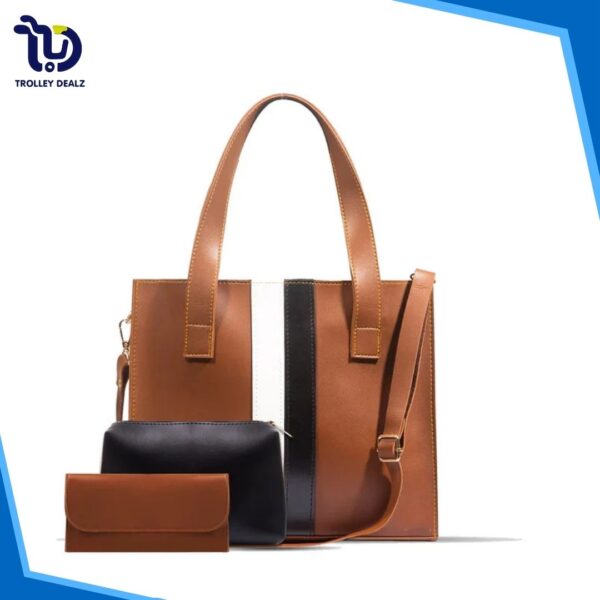 Blend 3 Pcs Random Color Tote Bag – Elegance & Functionality Combined