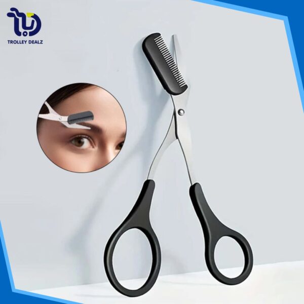 Eyebrow Scissors with Eyebrow Comb