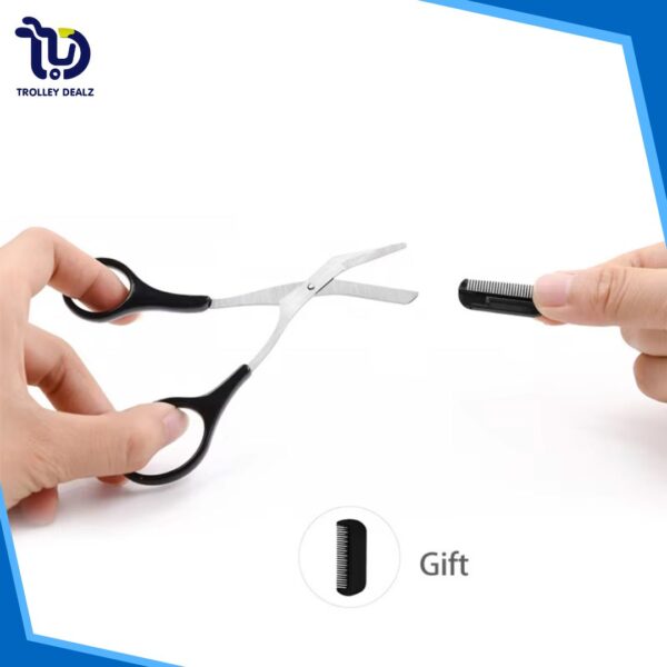 Eyebrow Scissors with Eyebrow Comb - Image 5