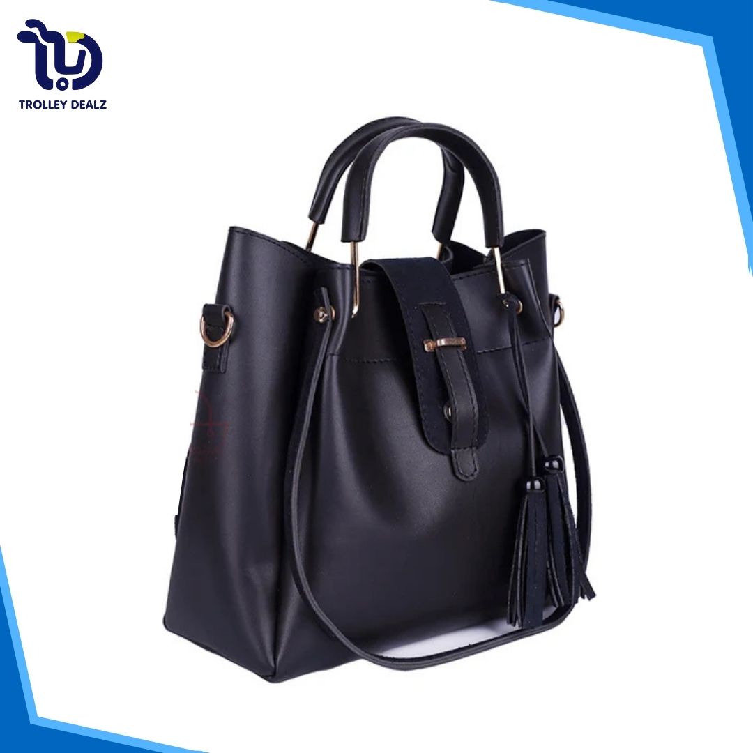 Fancy 3 Pcs Maroon Handbag – Elegance Meets Functionality - Image 9