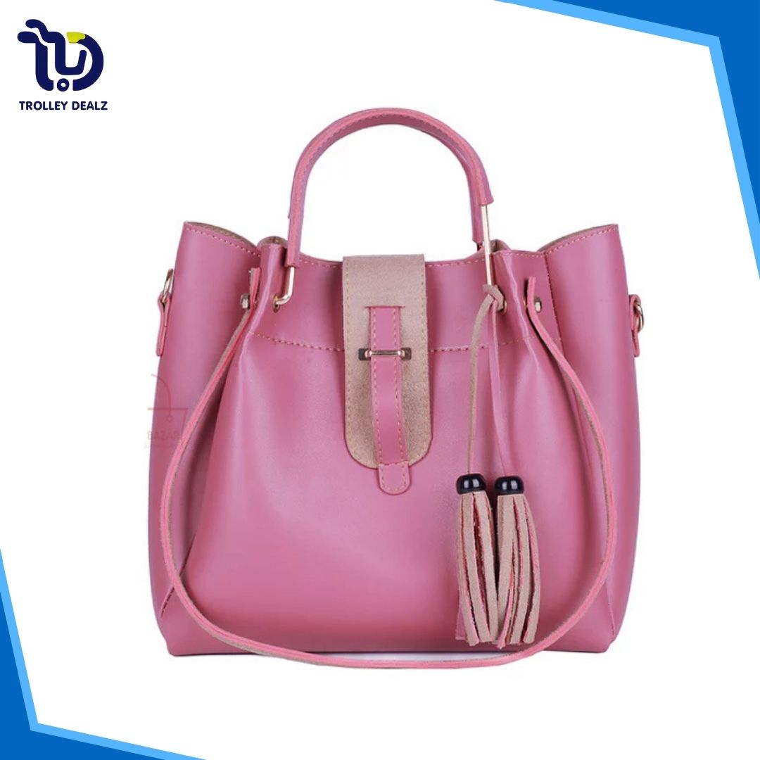 Fancy 3 Pcs Maroon Handbag – Elegance Meets Functionality - Image 13