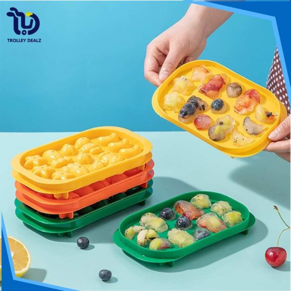 Ice Ball Maker Mold Tray with Lid – Round Silicone Ice Cube Mold - Image 2