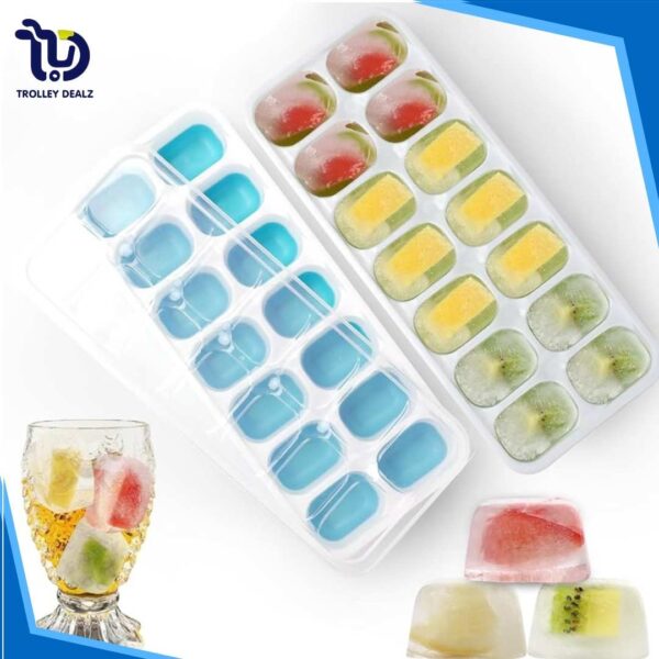 Ice Mold Pop-Up Tray – Easy-Release Silicone Ice Cube Maker - Image 10