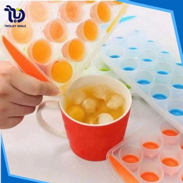 Ice Mold Pop-Up Tray – Easy-Release Silicone Ice Cube Maker - Image 3