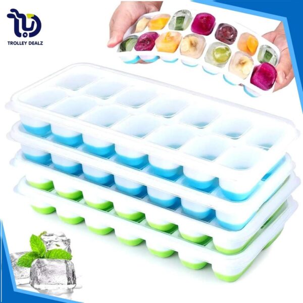 Ice Mold Pop-Up Tray – Easy-Release Silicone Ice Cube Maker - Image 8