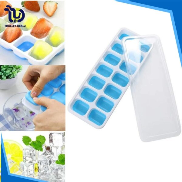 Ice Mold Pop-Up Tray – Easy-Release Silicone Ice Cube Maker - Image 9