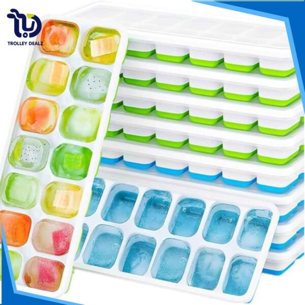 Ice Mold Pop-Up Tray – Easy-Release Silicone Ice Cube Maker - Image 5