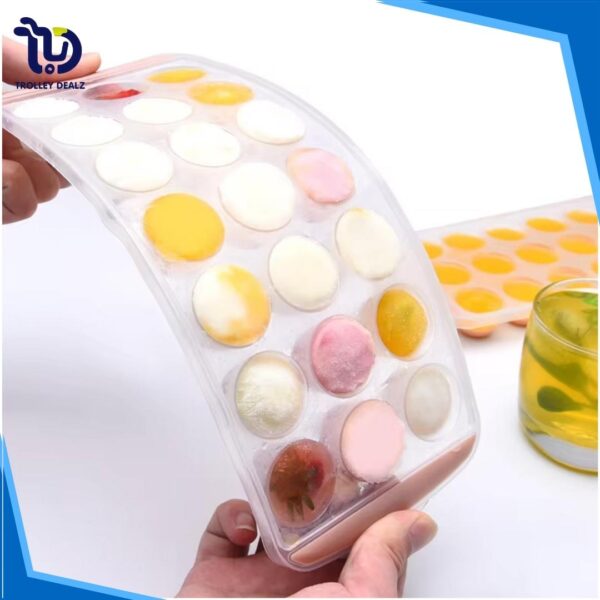 Ice Mold Pop-Up Tray – Easy-Release Silicone Ice Cube Maker - Image 6
