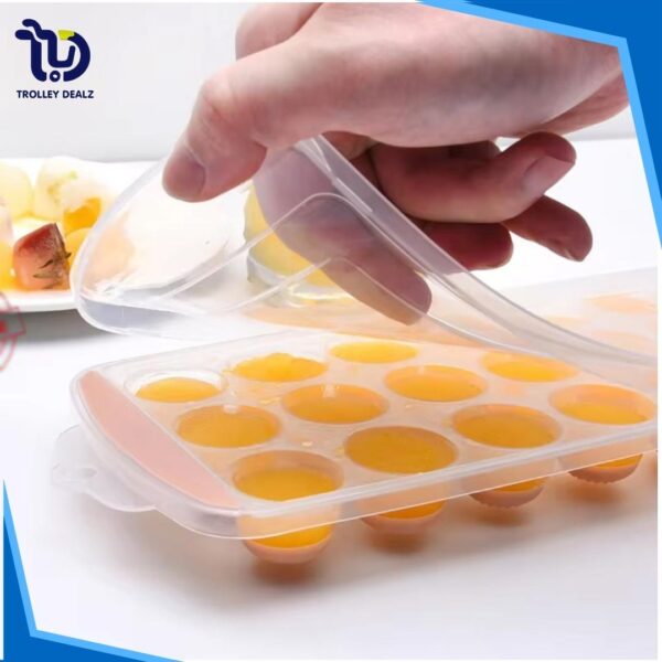 Ice Mold Pop-Up Tray – Easy-Release Silicone Ice Cube Maker - Image 4