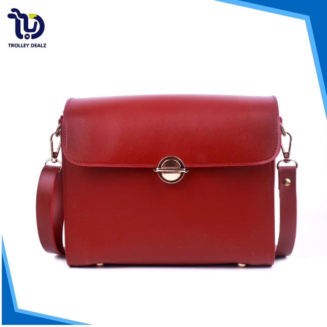 Joy Maroon Crossbody Bag