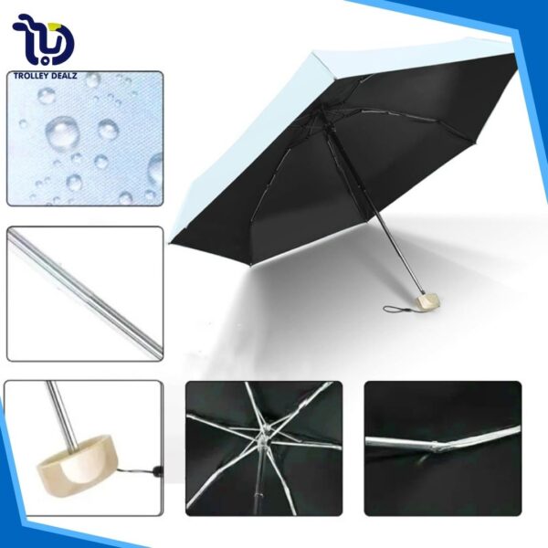 Compact Folding Umbrella – Windproof & Waterproof - Image 3