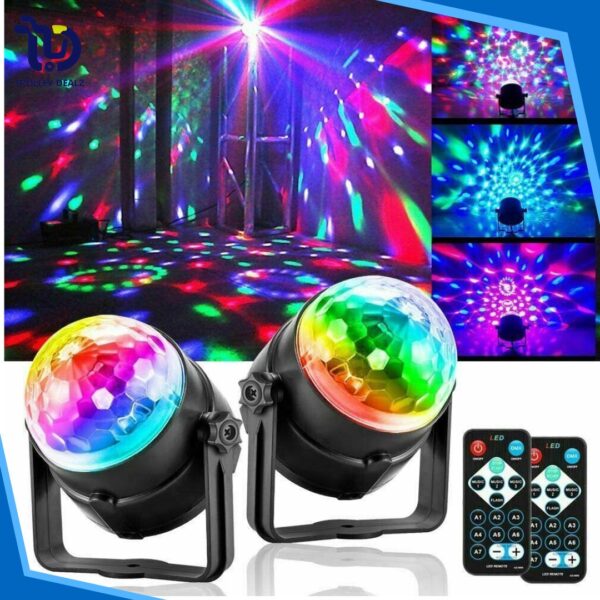 LED Disco Party Light with Remote Control – Sound Activated & Color Changing - Image 7