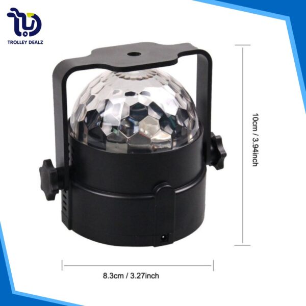 LED Disco Party Light with Remote Control – Sound Activated & Color Changing - Image 2