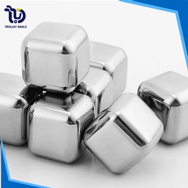 Reusable Stainless Steel Ice Cubes Set – Chill Your Drinks Without Dilution - Image 8