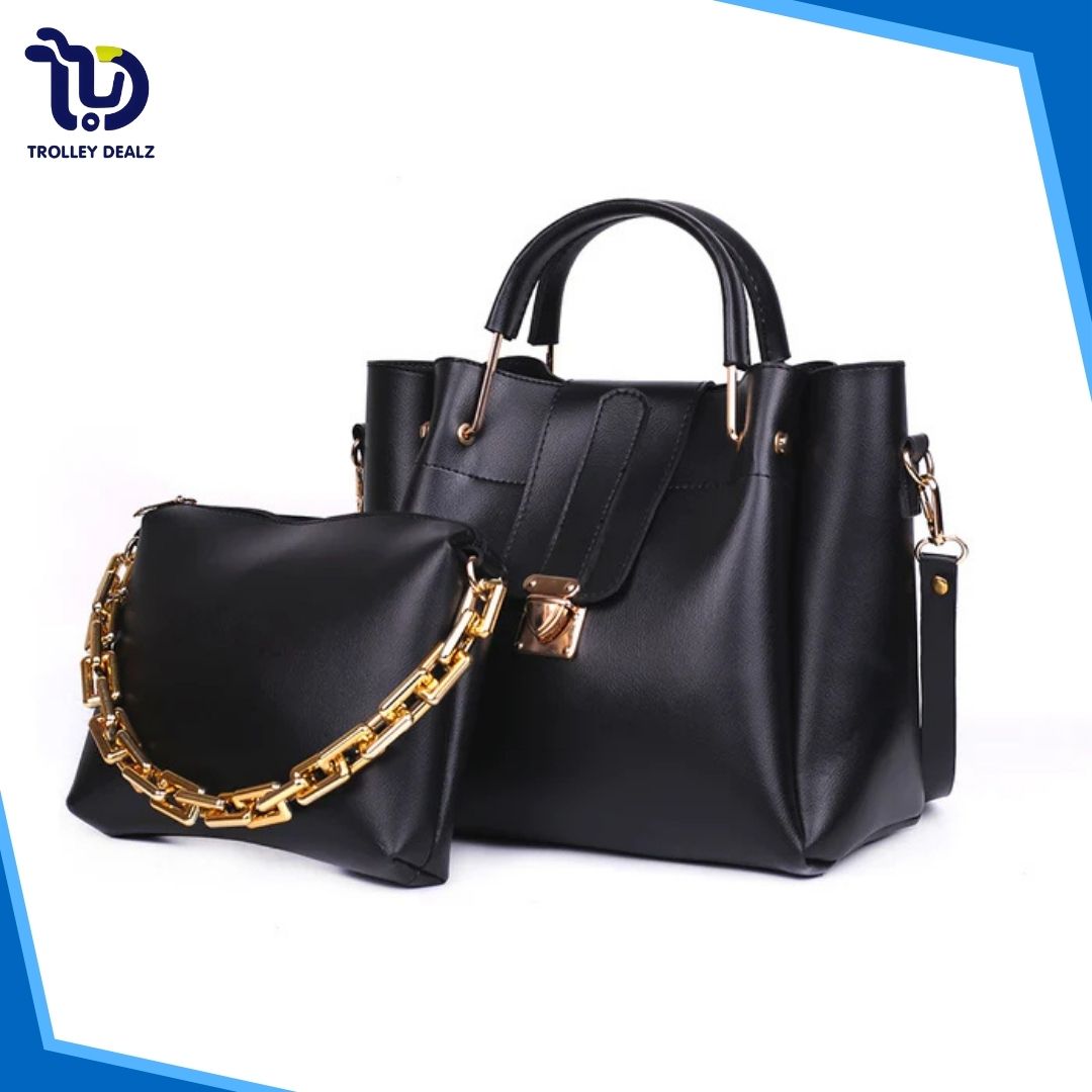 Sophia T-Pink 2 Pieces Handbag - Image 4