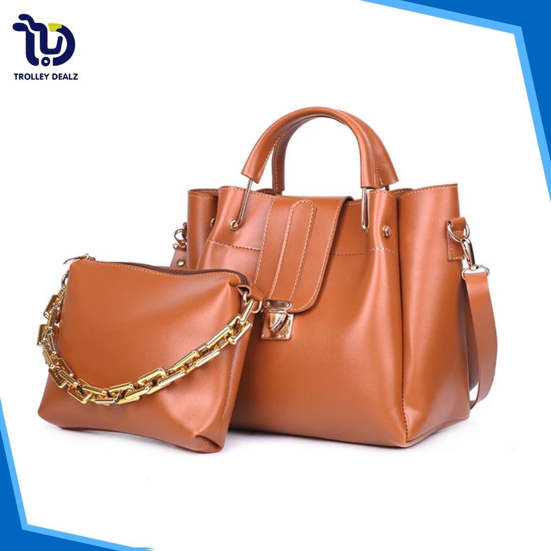 Sophia T-Pink 2 Pieces Handbag - Image 3