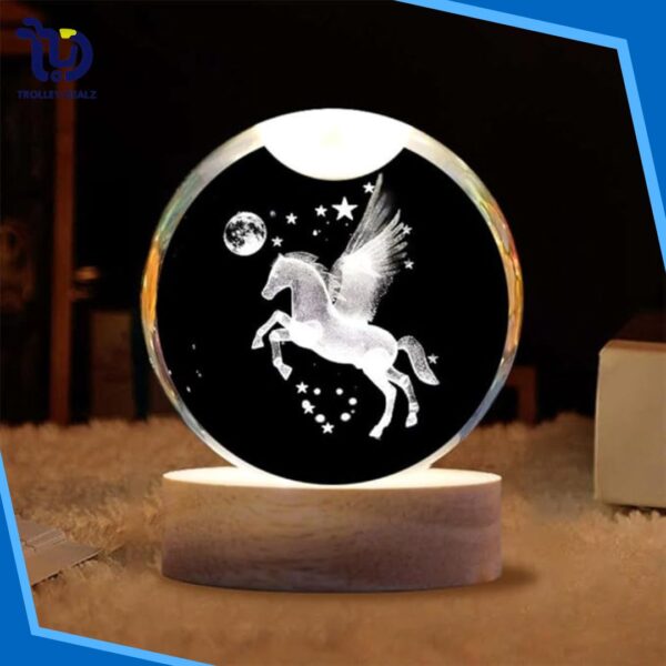 3D Crystal Ball LED Night Light - Image 6