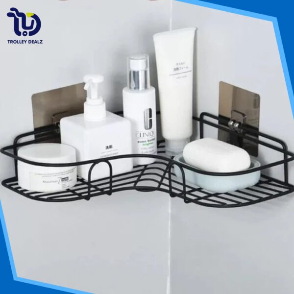 Bathroom Corner Rack Self-Adhesive - Image 2