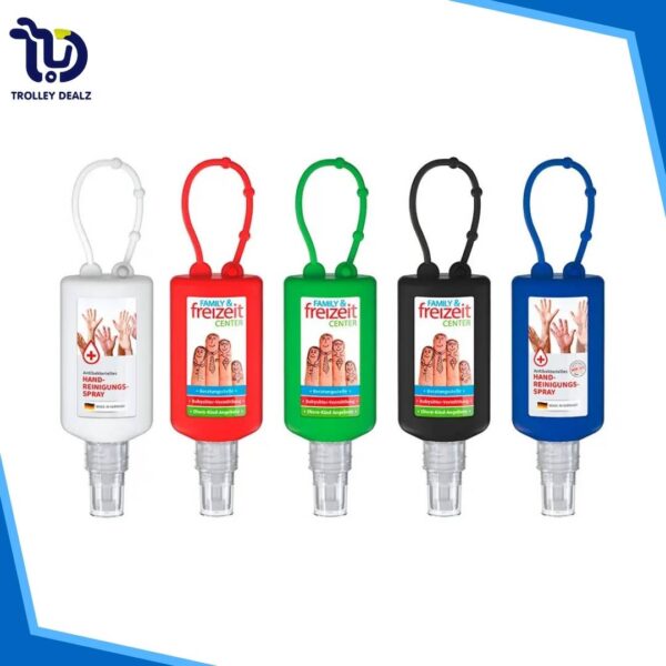 Portable Hand Sanitizer with Silicone Holder 30ML Each - Image 9