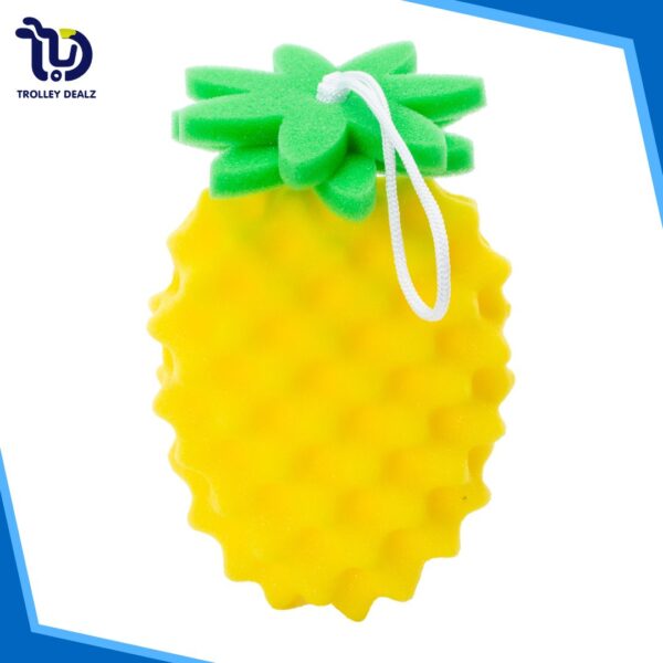 Pineapple-Shaped Bath Sponge – Soft & Exfoliating Shower Scrubber - Image 9