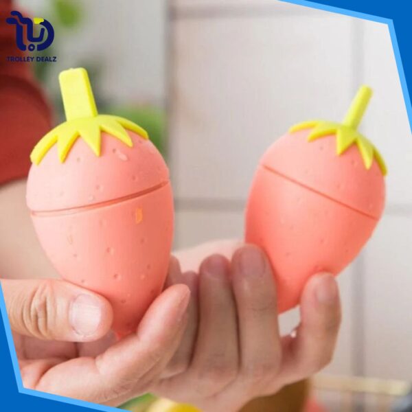 Strawberry-Shaped Ice Cream & Popsicle Molds – 6-Piece Set - Image 8
