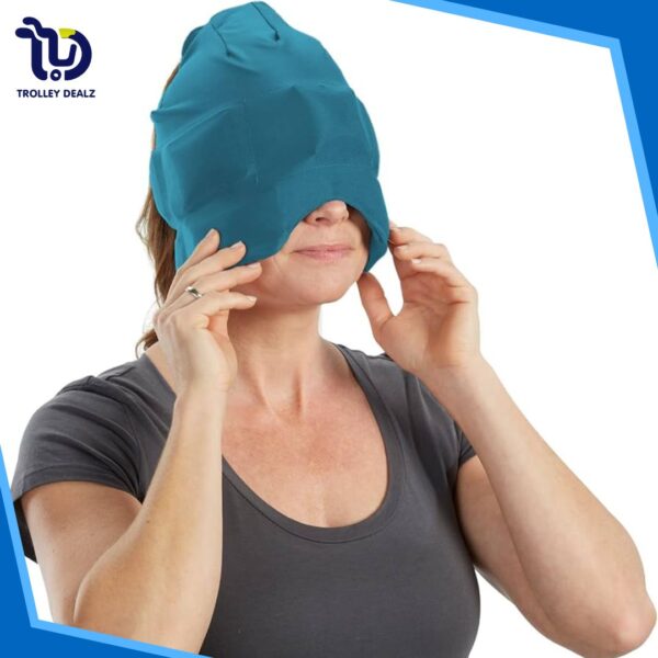 Hot & Cold Therapy Head Wrap – Migraine & Headache Relief Mask - Image 7