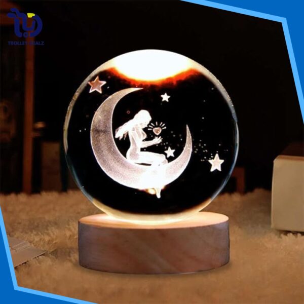 3D Crystal Ball LED Night Light - Image 7