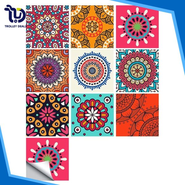 12 PCS Home Decor Tile Stickers Self Adhesive - Image 8