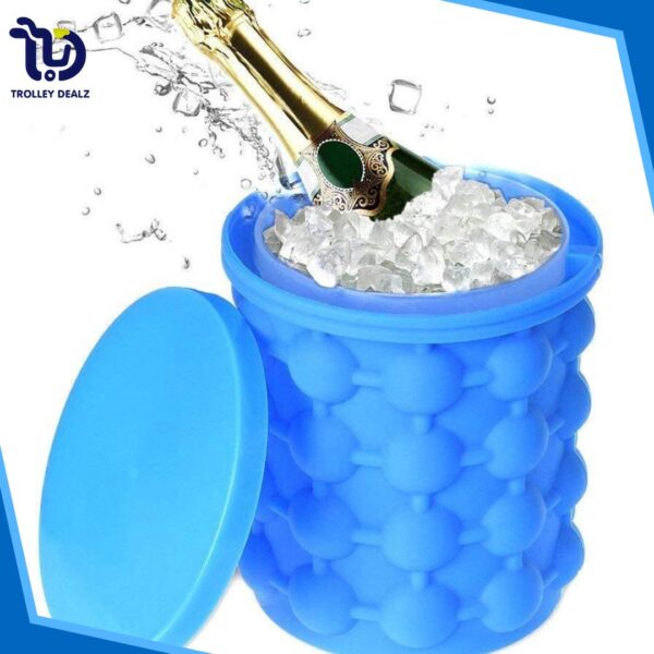 Portable Silicon Ice Cube Maker Bucket - Image 8