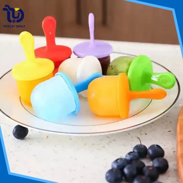 Silicone Ice Cream Popsicle Mold (7 Holes) – Reusable DIY Frozen Treat Maker - Image 13