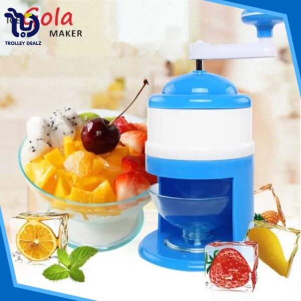 Mini Manual Ice Crusher Machine – Portable Plastic Ice Grinder - Image 12