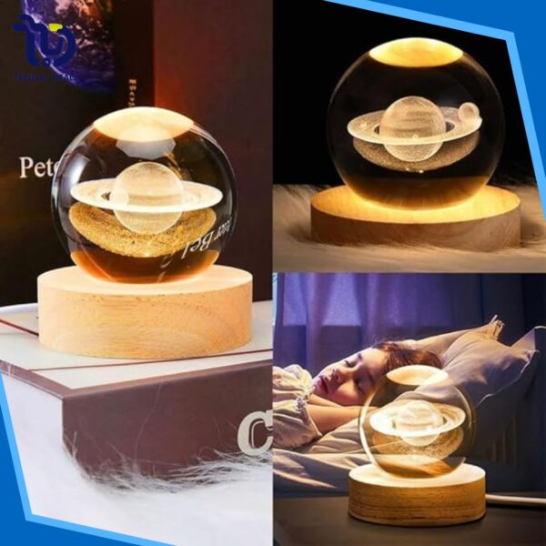 3D Crystal Ball LED Night Light - Image 8