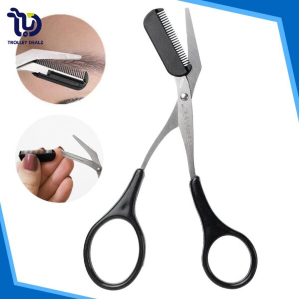Eyebrow Scissors with Eyebrow Comb - Image 6