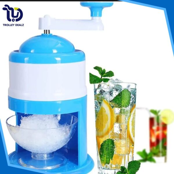Mini Manual Ice Crusher Machine – Portable Plastic Ice Grinder - Image 10