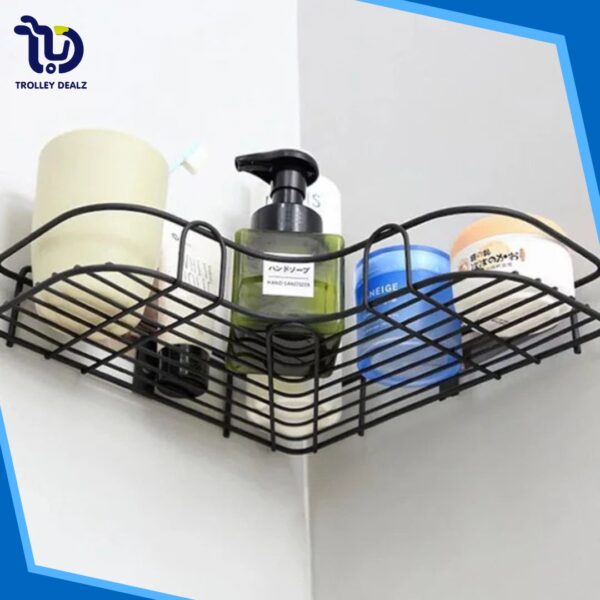 Bathroom Corner Rack Self-Adhesive - Image 4