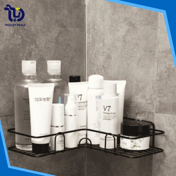 Bathroom Corner Rack Self-Adhesive - Image 5