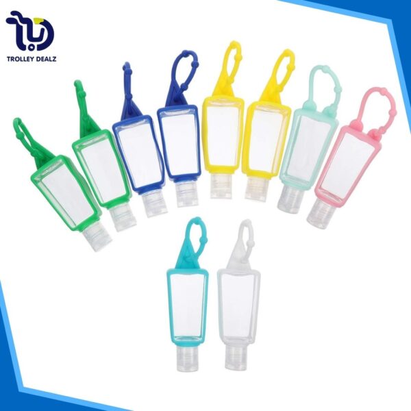 Portable Hand Sanitizer with Silicone Holder 30ML Each - Image 5
