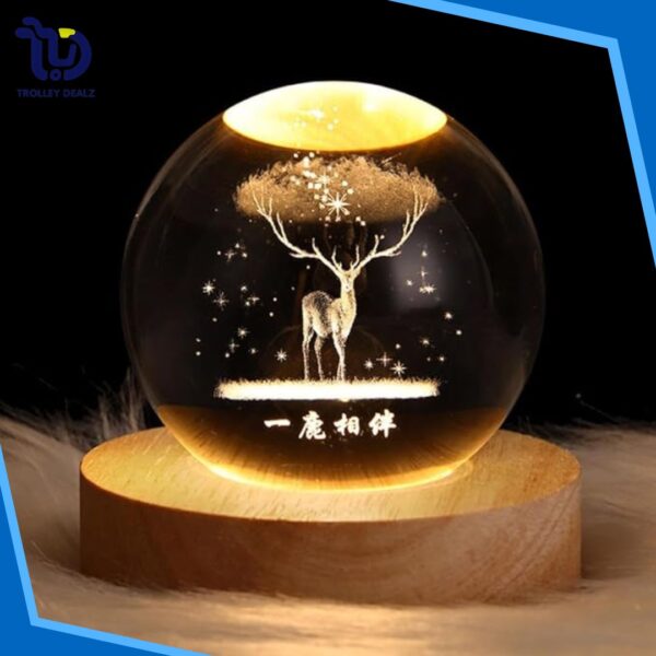 3D Crystal Ball LED Night Light - Image 11