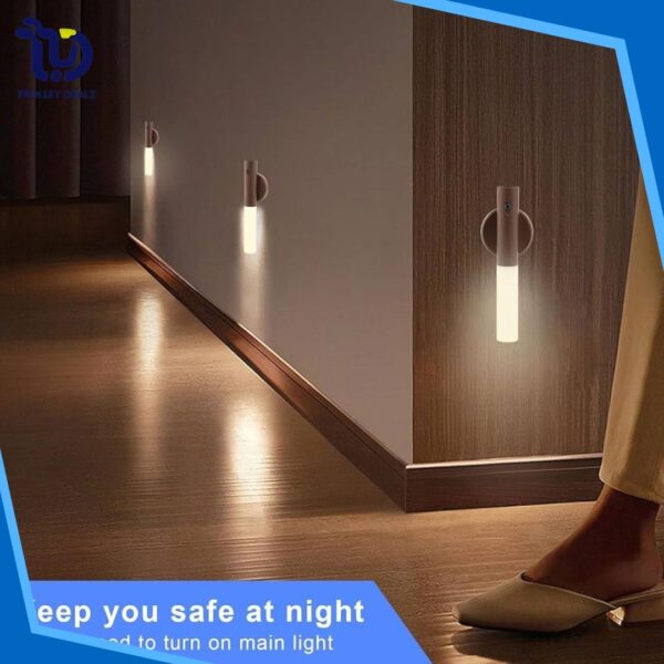 Smart Wooden based LED Sensor Wall Light With Magnetic Base - Image 9