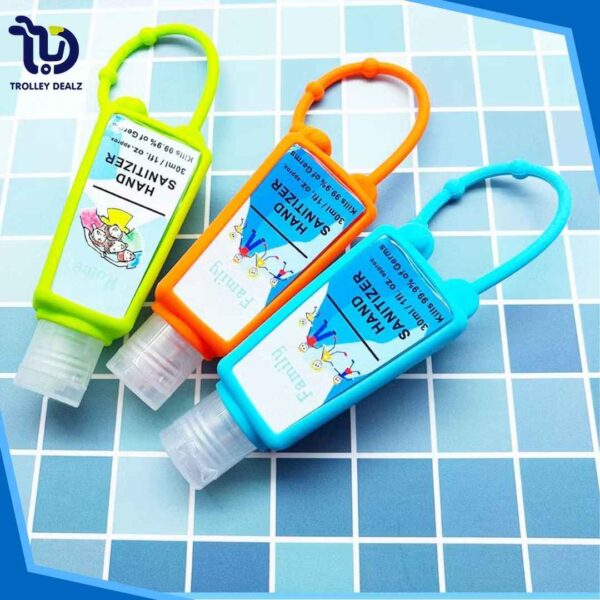 Portable Hand Sanitizer with Silicone Holder 30ML Each - Image 10