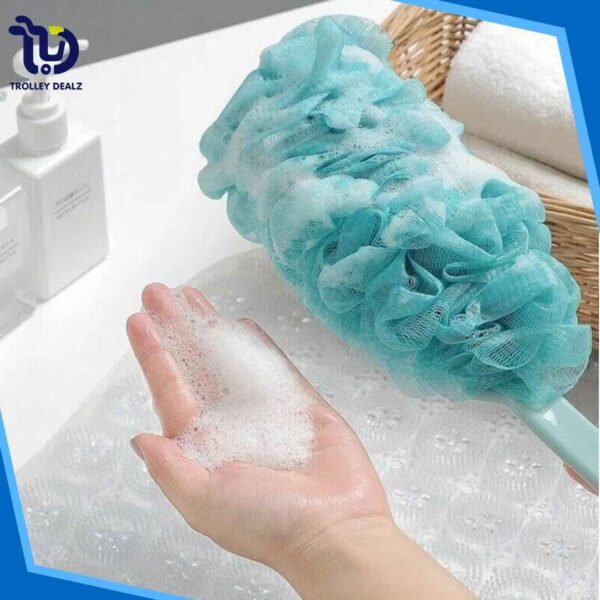 Luxury Bath Loofah with Handle – Soft & Exfoliating Shower Sponge - Image 10